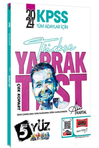 2024 KPSS Tüm Adaylar İçin 5Yüz Türkçe Çek Kopart Yaprak Test