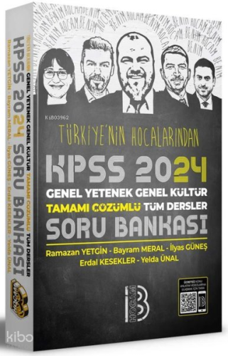 2024 KPSS Türkiye'nin Hocalarından Tüm Dersler Tamamı Çözümlü Soru Ban