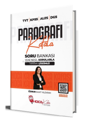 2024 KPSS TYT ALES DGS Paragrafı Kafala Soru Bankası Çözümlü