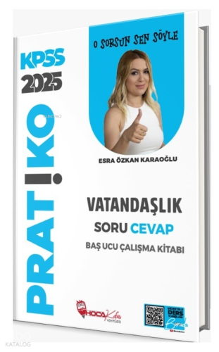 2024 KPSS Vatandaşlık Pratiko Soru Cevap Çalışma Kitabı