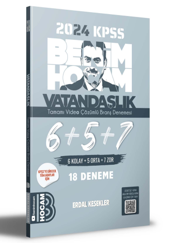 2024 KPSS Vatandaşlık Tamamı Çözümlü 6+5+7 Deneme