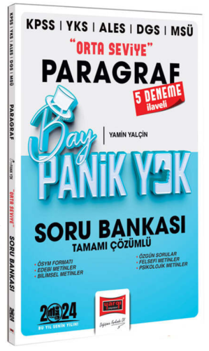 2024 KPSS YKS MSÜ Bay Panik Yok Paragraf Orta Seviye Tamamı Çözümlü Soru Bankası