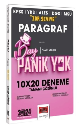 2024 KPSS YKS MSÜ Bay Panik Yok Paragraf Zor Seviye 10x20 Tamamı Çözümlü Deneme