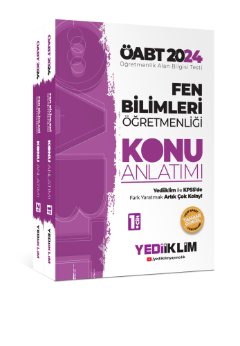 2024 ÖABT Fen Bilimleri Öğretmenliği Konu Anlatımı 2 Cilt