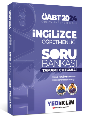 2024 ÖABT İngilizce Öğretmenliği Tamamı Çözümlü Soru Bankası