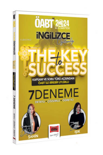 2024 ÖABT İngilizce Öğretmenliği The Key To Tamamı Çözümlü 7 Deneme