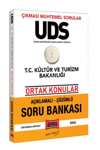 2024 UDS T.C Kültür ve Turizm Bakanlığı Ortak Konular Açıklamalı Çözüm
