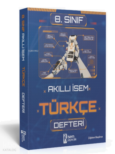 2025 Akıllı 8. Sınıf Türkçe Defteri İsem Yayıncılık