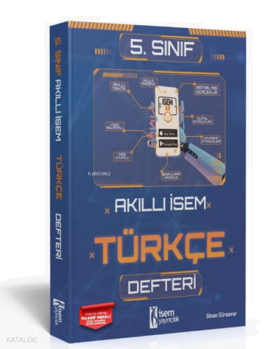 2025 Akıllı İsem 5. Sınıf Türkçe Defteri İsem Yayıncılık