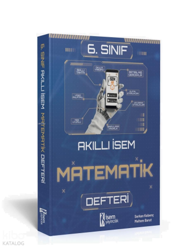 2025 Akıllı İsem 6.Sınıf Matematik Defteri