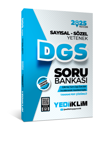 2025 DGS Prestij Serisi Sayısal-Sözel Yetenek Tamamı PDF Çözümlü Soru Bankası