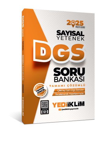 2025 DGS Sayısal Yetenek Tamamı Çözümlü Soru Bankası