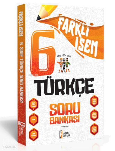 2025 Farklı İsem 6. Sınıf Türkçe Soru Bankası İsem Yayıncılık