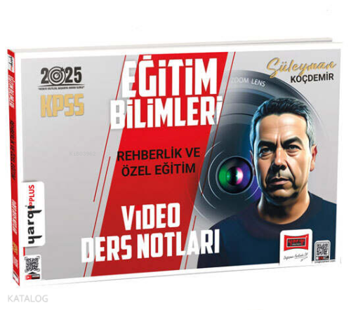 2025 KPSS Eğitim Bilimleri Rehberlik ve Özel Eğitim Video Ders Notları