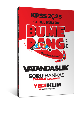 2025 KPSS Genel Kültür Bumerang Vatandaşlık Tamamı Çözümlü Soru Bankası