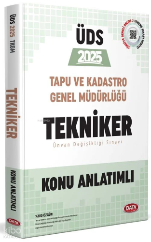 2025 Tapu ve Kadastro Genel Müdürlüğü UDS Tekniker Konu Anlatımlı
