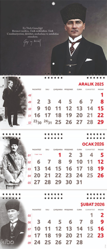 2026 Atatürk Gemici Duvar Takvimi - Gazi