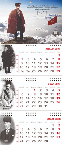 2026 Atatürk Gemici Duvar Takvimi - Sakarya