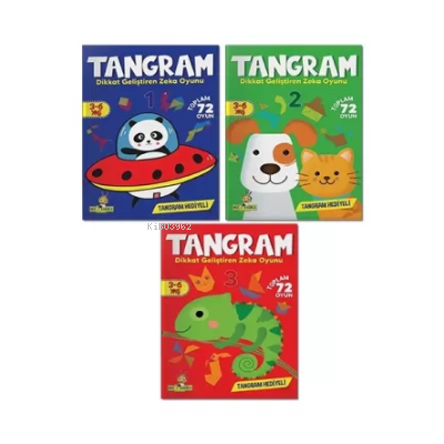 3-6 Yaş Mucit Karınca Tangram Dikkat Geliştirme Seti Yükselen Zeka