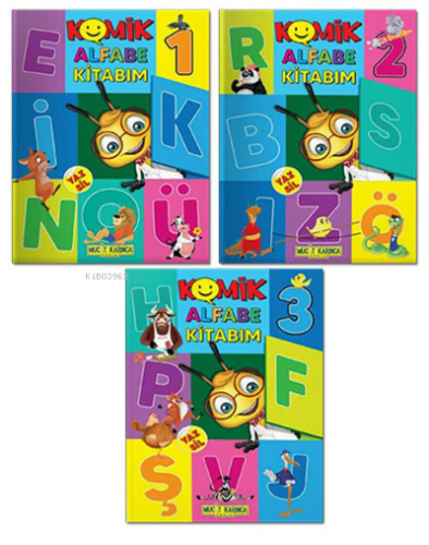 3-6 Yaş YAZ-SİL Komik Alfabe Kitabım - Etkinlik Seti