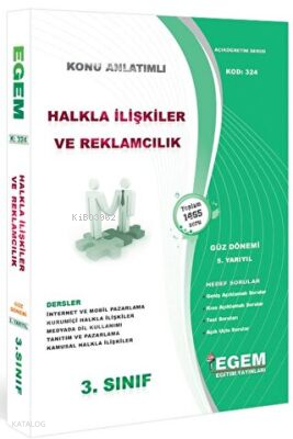 3. Sınıf Halkla İlişkiler ve Tanıtım Güz Dönemi Konu Anlatımlı Soru Bankası