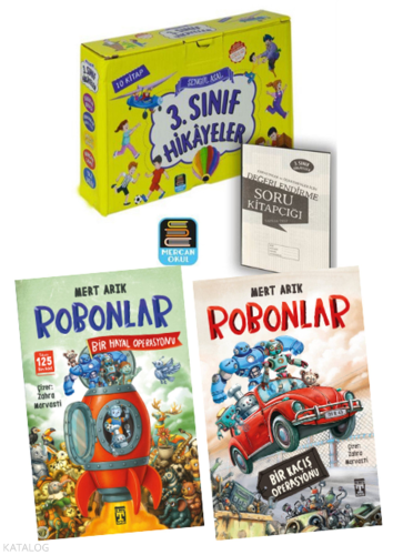 3. Sınıf Hikayeler Okuma Seti 10 Kitap - Robonlar - Bir Kaçış Operasyo