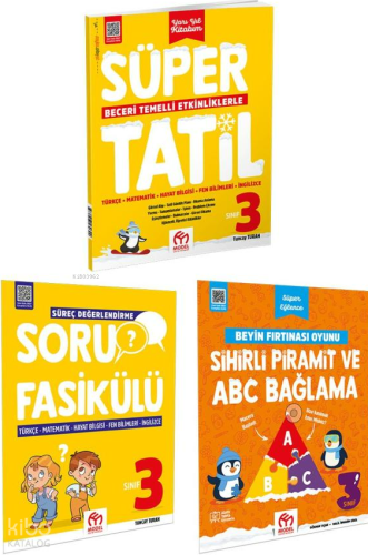 3.Sınıf Süper Yarıyıl Tatil Kitabı (3 Kitap)