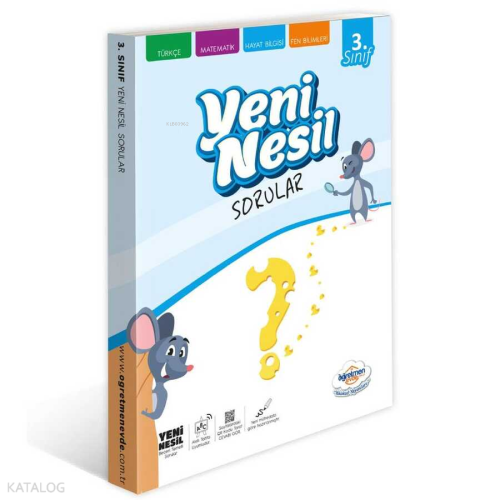 3.Sınıf Yeni Nesil Sorular Kitabı Öğretmen Evde Yayınları
