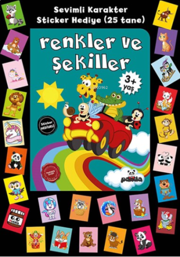 3 Yaş Renkler Ve Şekiller Stickerli