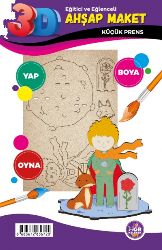 3D Ahşap Maket – Küçük Prens