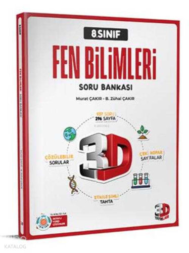 3D Yayınları 8. Sınıf Fen Bilimleri Soru Bankası