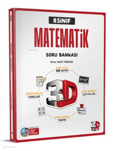 3D Yayınları 8. Sınıf Matematik Soru Bankası