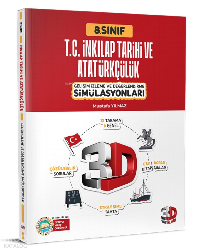 3D Yayınları 8. Sınıf Simülasyon T.C İnkılap Tarihi