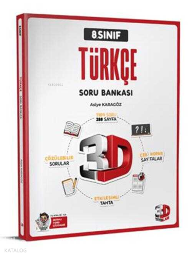 3D Yayınları 8. Sınıf Türkçe Soru Bankası