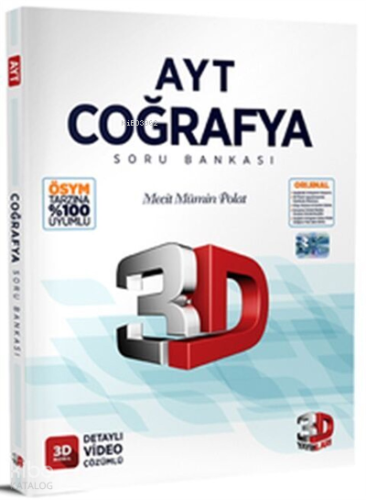 3D Yayınları AYT Coğrafya Soru Bankası