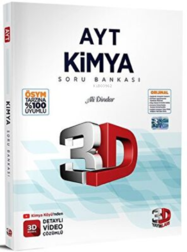 3D Yayınları AYT Kimya Soru Bankası