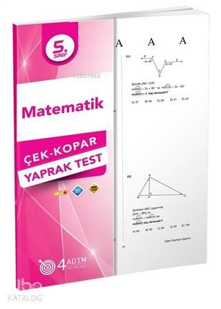 4 Adım - 5. Sınıf Matematik Yaprak Test