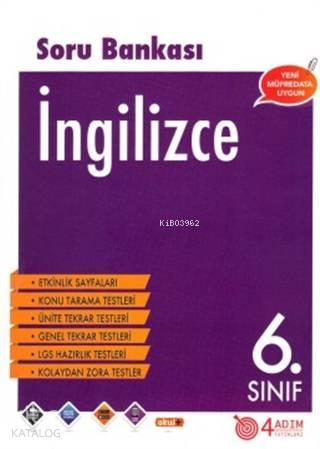 4 Adım - 6. Sınıf İngilizce Soru Bankası