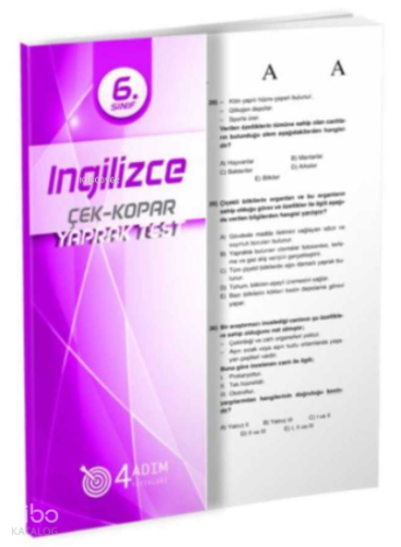 4 Adım - 6. Sınıf İngilizce Yaprak Test