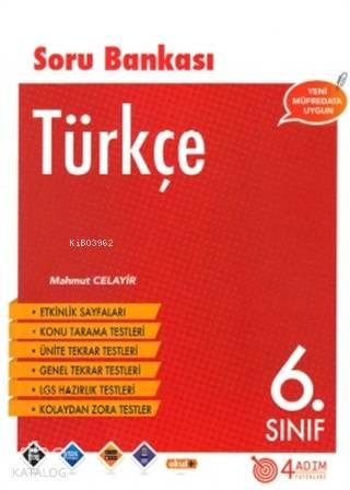 4 Adım - 6. Sınıf Türkçe Soru Bankası