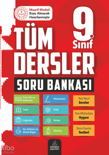4 Element 9. Sınıf Tüm Dersler Soru Bankası