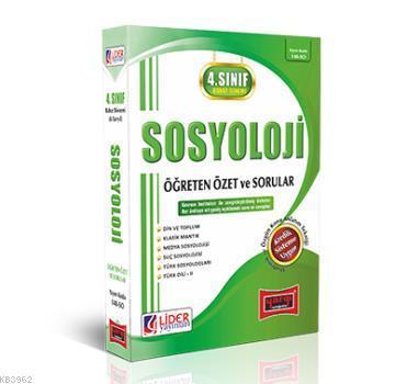 4. Sınıf Bahar Dönemi Sosyoloji 2015 Öğreten Özet ve Sorular