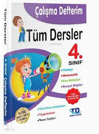 4. Sınıf Tüm Dersler Çalışma Defterim