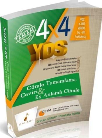 4x4 YDS Seti Cümle Tamamlama Çeviri ve Eş Anlamlı Cümle