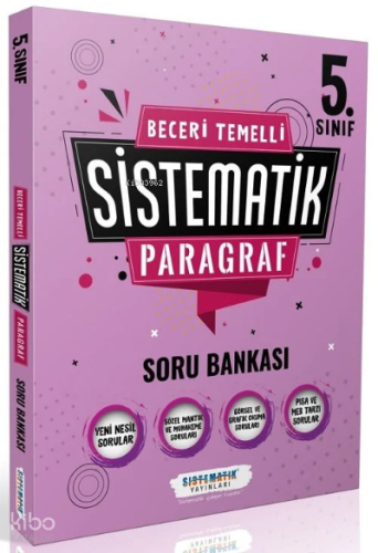 5.Sınıf Beceri Temelli Sistematik Paragraf Soru Bankası Sistematik Yay