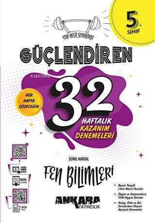 5. Sınıf Güçlendiren 32 Haftalık Fen Bilimleri Kazanım Denemeleri