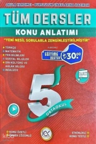 5.Sınıf K.A. Tüm Dersler - 2022