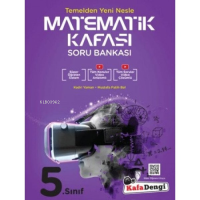 5.Sınıf Matematik Kafası Soru Bankası (Tümü Video Çözümlü)