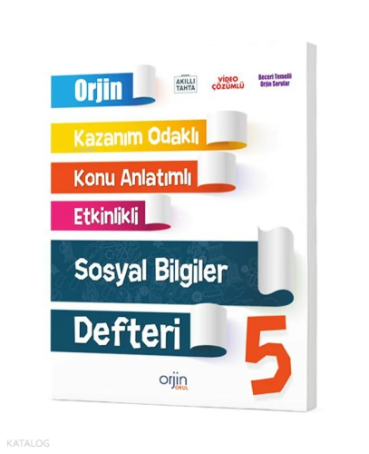 5. Sınıf Sosyal Bilgiler Akıllı Defter