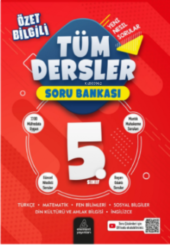 5 Sınıf Tüm Dersler Soru Bankası